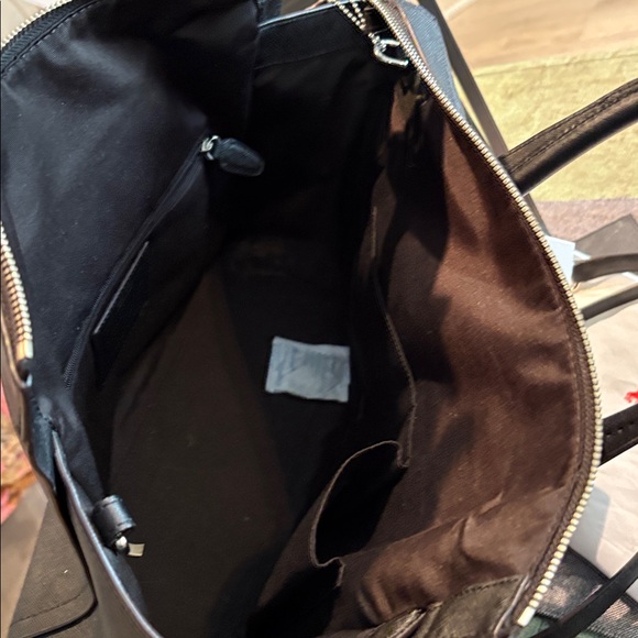 Coach Bleecker Riley Carryall handbag in black Saffiano leather - Picture 7 of 7